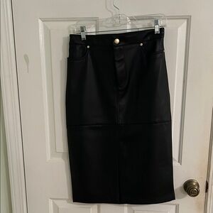 Talbots Classic Black Pencil Skirt